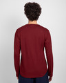 Shop Scarlet Red V-Neck Henley T-Shirt-Design