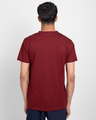 Shop Scarlet Red V-Neck T-Shirt-Design