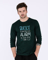 Shop Scary Alarm Full Sleeve T-Shirt-Front