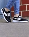 Shop Women's Black Color Blocked Sneakers
