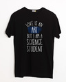 Shop Science Student Half Sleeve T-Shirt-Front
