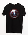 Shop Scratch Shield Half Sleeve T-Shirt (AVEGL)-Front