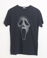Shop Scream Mask Half Sleeve T-Shirt-Front
