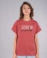 Shop Screw Perfection Boyfriend T-Shirt-Front
