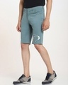 Shop Sea Green Men's Twill Shorts-Design