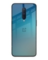Shop Sea Theme Gradient Premium Glass Case for OnePlus 8 (Shock Proof, Scratch Resistant)-Front