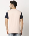 Shop Seashell Pink Color Block Pocket T-Shirt-Full