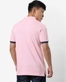 Shop Men's Pink Contrast Sleeve Polo T-shirt-Design