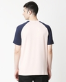 Shop Seashell Pink Raglan Half Sleeves T-Shirt-Full