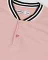 Shop Seashell Pink Varsity Polo