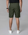 Shop Seaweed Green Lightweight Slim Oxford Shorts-Full