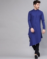 Shop Blue Kurta-Front