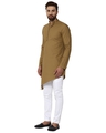 Shop Khaki Kurta-Full