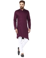 Shop Maroon Kurta-Front