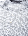 Shop Men White & Grey Printed Straight Kurta-Full