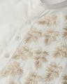 Shop Off White Embroidered Straight Kurta