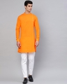 Shop Orange Kurta-Front