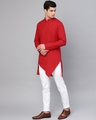 Shop Red Kurta With Pyjama-Design