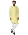 Shop Yellow Kurta-Front