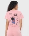 Shop Women's Pink See You On Mars Graphic Printed T-shirt-Design