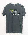 Shop Self Inspired Tick Half Sleeve T-Shirt-Front