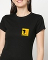 Shop Self love Jerry Half Sleeve Printed T-Shirt Black (TJL)-Front