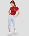 Shop Self love Jerry Half Sleeve Printed T-Shirt Bold Red (TJL)-Full