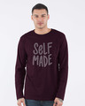 Shop Self Made Full Sleeve T-Shirt-Front