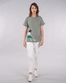 Shop Selfie Girl Pose Boyfriend T-Shirt-Design
