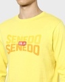 Shop Men's Pineapple Yellow Senedo Typography T-shirt