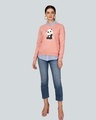 Shop Senorita Panda Fleece Light Sweatshirt-Design