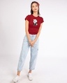 Shop Senorita Panda Half Sleeve T-shirt-Design