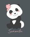 Shop Senorita Panda Scoop Neck Full Sleeve T-Shirt-Full