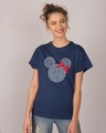 Shop Sequins Mickey Boyfriend T-Shirt (DL)-Front