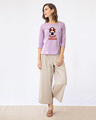 Shop Serial Chiller Girl Round Neck 3/4th Sleeve T-Shirt-Design