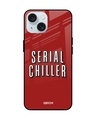 Shop Serial Chiller Premium Glass Case for Apple iPhone 15 (Shock Proof, Scratch Resistant)-Front