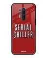 Shop Serial Chiller Premium Glass Case for OnePlus 8 Pro (Shock Proof, Scratch Resistant)-Front