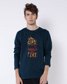Shop Set The World On Fire Full Sleeve T-Shirt-Front
