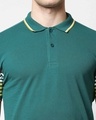 Shop Shaded Spruce Sleeves Stripe Polo T-Shirt