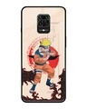 Shop Shadow Clone Jutsu Premium Glass Cover for Redmi Note 9 Pro Max-Front