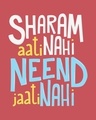 Shop Sharam Aati Nahi Half Sleeve T-Shirt-Full