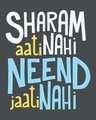 Shop Sharam Aati Nahi Half Sleeve T-Shirt
