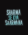 Shop Sharma Se Kya Sharmana Fleece Sweatshirt Black-Full