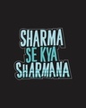 Shop Sharma Se Kya Sharmana Full Sleeve T-Shirt Black-Full