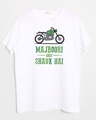 Shop Shauk Hai Half Sleeve T-Shirt-Front