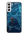 Shop Shenlong Goku Premium Glass Case for Samsung Galaxy S22 5G (Shock Proof,Scratch Resistant)-Front