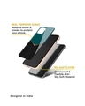 Shop Shining Chevron Dark Green Mettalic Gold Premium Glass Case for Samsung Galaxy S23 Plus 5G-Design