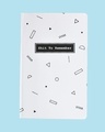 Shop Shit to Remember Soft Bound Notebook-Front