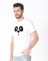 Shop Shocked Panda Half Sleeve T-Shirt-Design