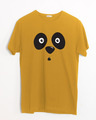 Shop Shocked Panda Half Sleeve T-Shirt-Front